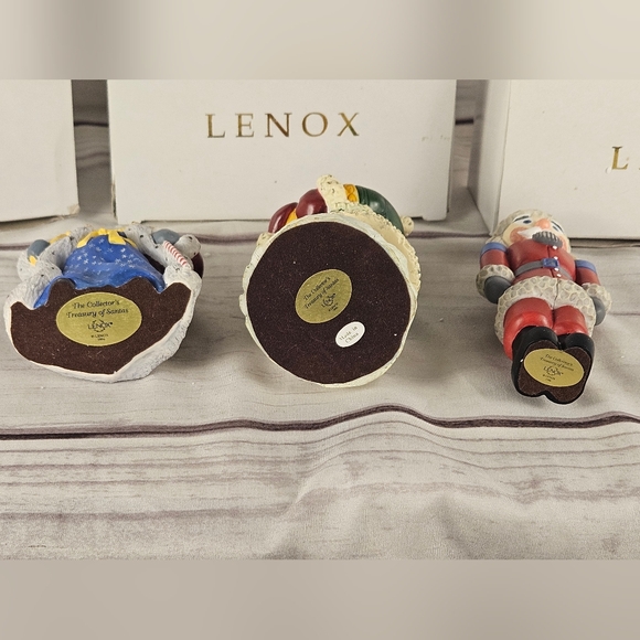 Lenox The Collectors Treasury of Santas Chrismas Holiday Set Nutcracker & Santas - Picture 11 of 12